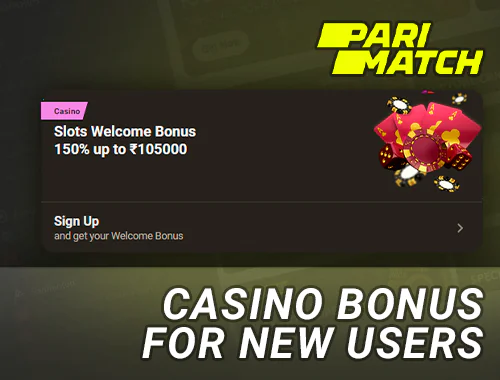 Bonus for new players at Parimatch online casino