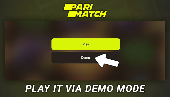 Launch demo mode at Parimatch online casino