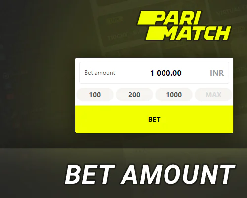 Entering and placing sports bets at Parimatch