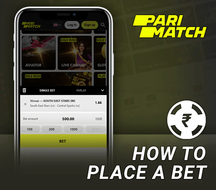 Bet on sports in the Parimatch app
