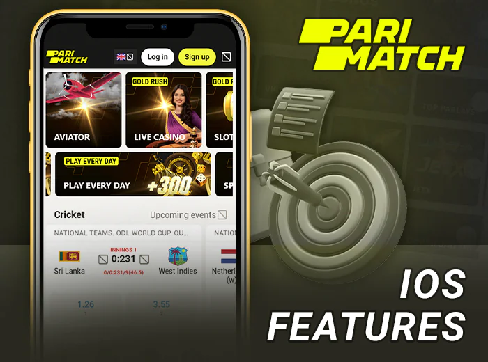Features of the Parimatch iOS app