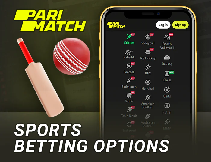 Available sports in the Parimatch app