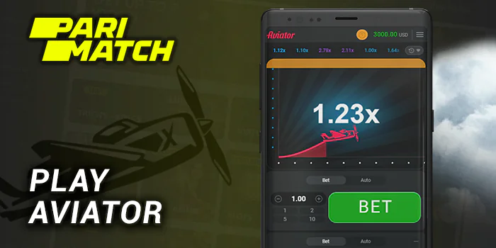 Enter amount of stake and play aviator - Parimatch India
