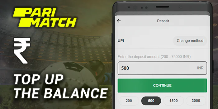 Top Up your Parimatch Account Balance to Bet on Footbal
