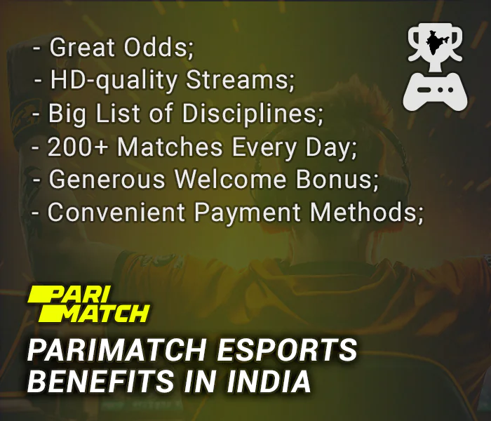 Parimatch Esports Betting Benefits