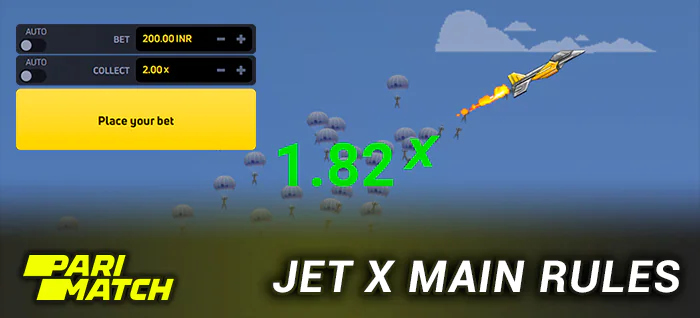 Jet X Main Rules - Parimatch India