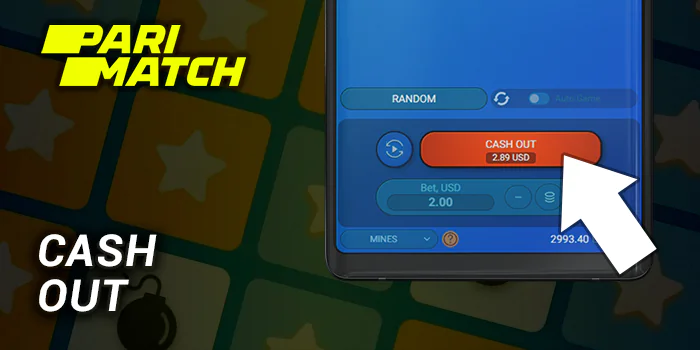 Cash out your bet at a time - Parimatch Mines