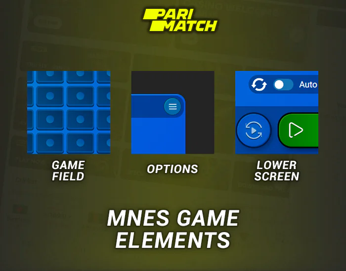 Parimatch Mines Game Elements
