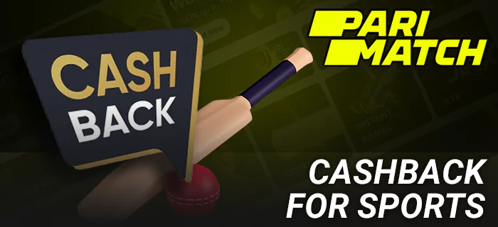 Cashback for sports at Parimatch app