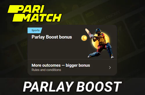 Parlay Boost bonus at Parimatch India