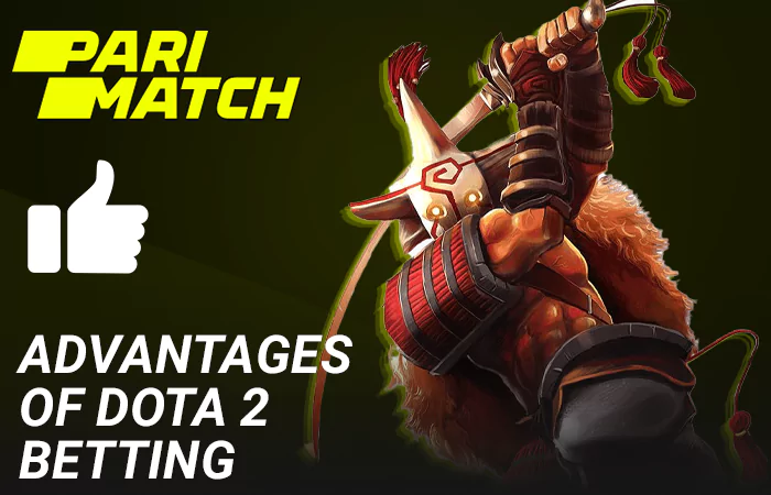 Advantages of Dota 2 betting on Parimatch for Indians