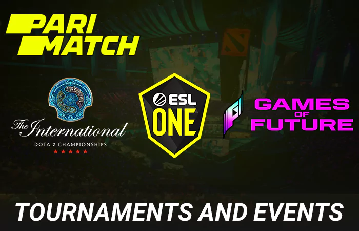 Dota 2 Tournaments and Events at Parimatch in India