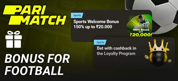 Parimatch bonuses for Football in India