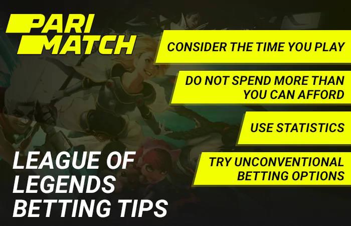 League of Legends betting tips at Parimatch for Indians