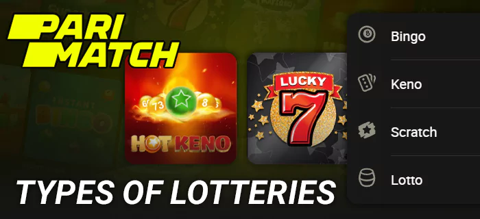 Types of lottery games on Parimatch India