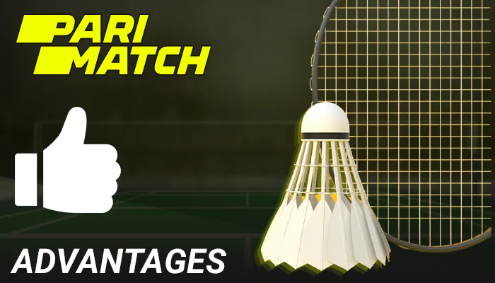 Advantages of badminton betting on Parimatch for Indians