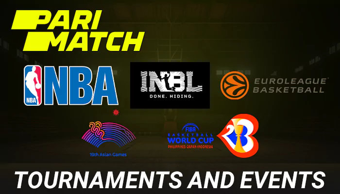 Popular basketball tournaments and events on Parimatch