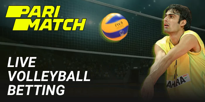 Live Volleyball betting at Parimatch in India